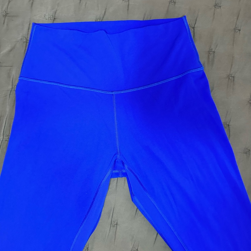 Lululemon Align 28” leggings, Cerulean Blue, sz 8